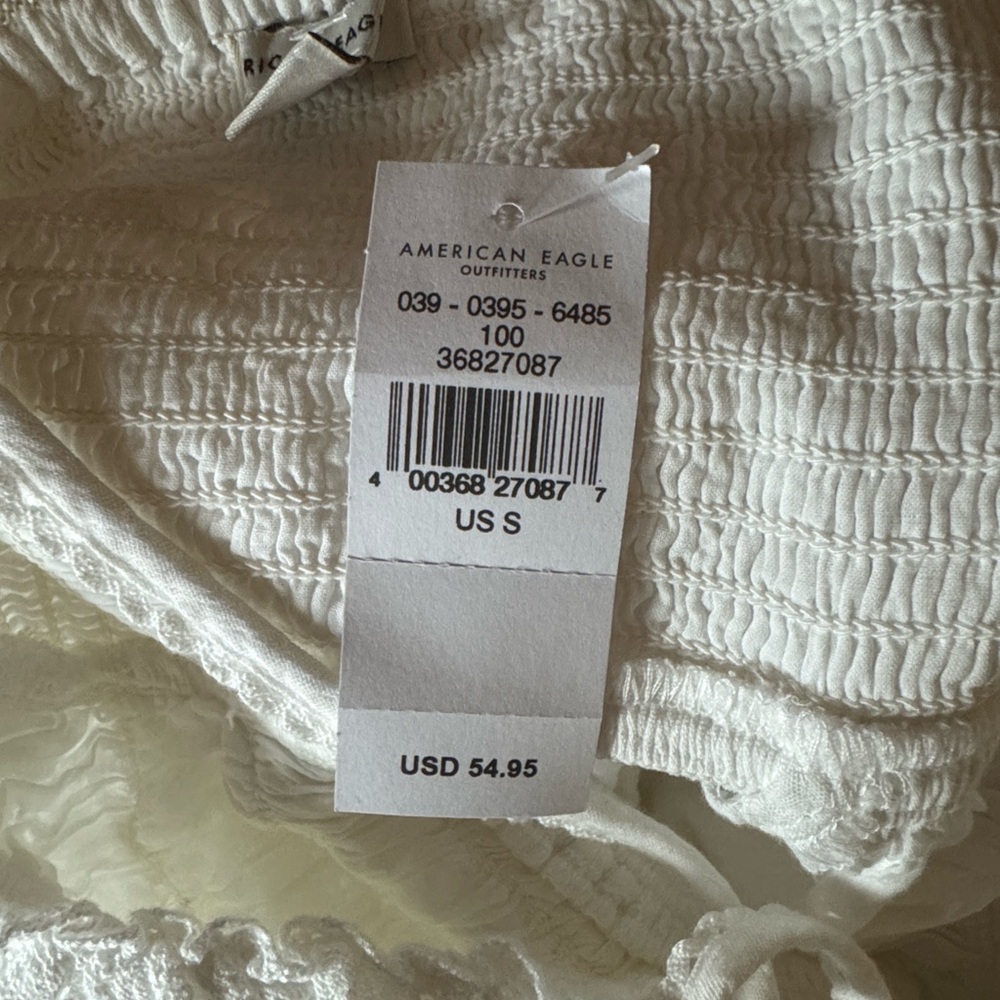 American Eagle Outfitters white Summer Dream smocked sundress Size Small NWT - Picture 13 of 15